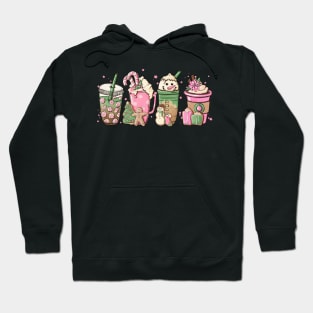 Christmas Coffee Shirt Snowmen Sweets Snow Warm Cozy Winter T-Shirt Hoodie